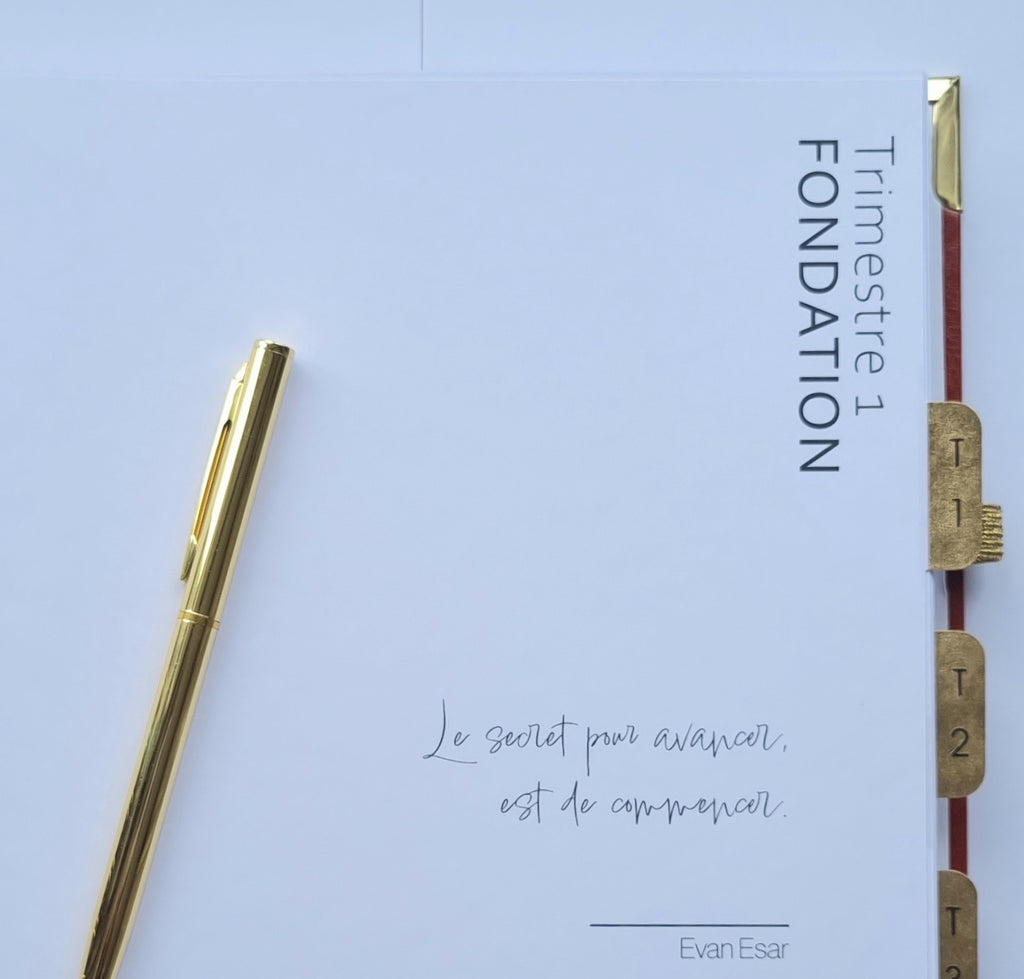 Premium 12-Month Undated Goal Planner – Quarterly, Monthly & Weekly Planning