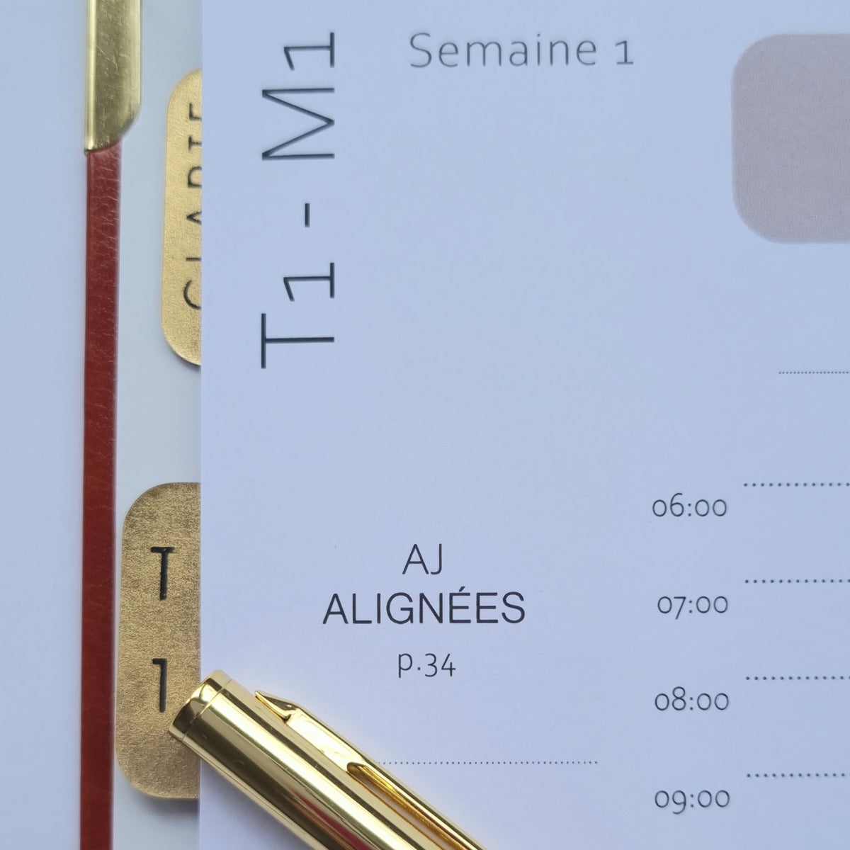 Premium 12-Month Undated Goal Planner – Quarterly, Monthly & Weekly Planning