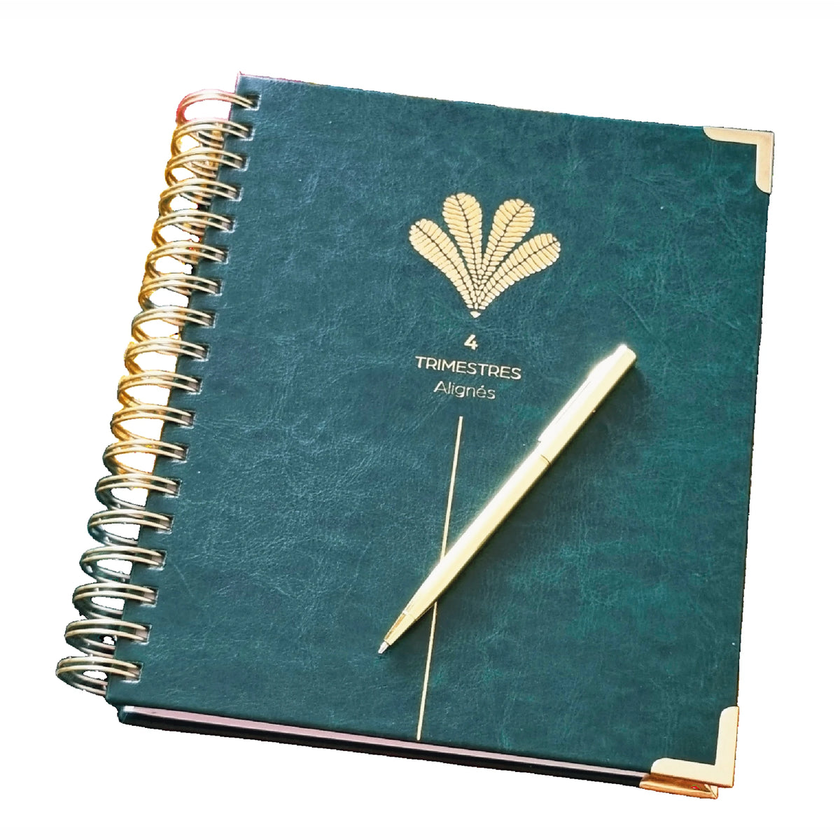 Planner Premium Non Daté 12 Mois – Objectifs, Planification Trimestrielle, Mensuelle & Hebdomadaire